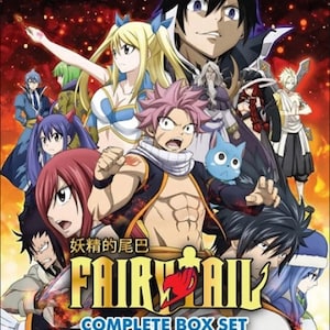 Nieuwe set dvd anime fairy tail tv complete serie boxset volume. 1 - 328 einde + 2 films DHL Express Shipping