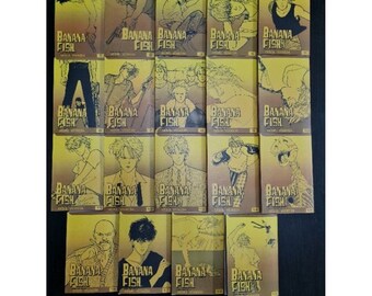 Anime English Version Comic Banana Fish Volume 1- 19 End Manga by