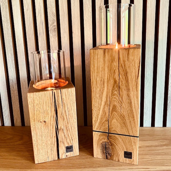 Linterna de urna para mascotas | Perro | Gato | Caballo | Todas las especies animales | Roble macizo aceitado | Almacenamiento de fresno | Hecho a mano | Personalizado