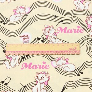 Marie Cat Fabric Cartoon Fabric Anime Cotton Fabric By The Half Yard
