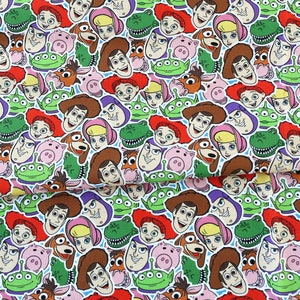 Disney Toy Story Fabric Toy Story Buzz Fabric Cartoon Fabric Anime Cotton Fabric By The Half Yard