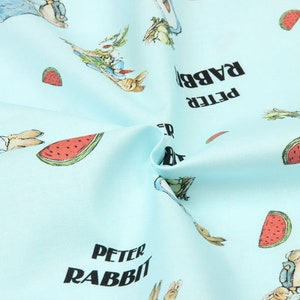 Peter Rabbit Fabric Beatrix Potter Fabric Cartoon Fabric Anime Cotton Fabric By The Half Yard