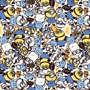 Tissu Minions en coton au mètre