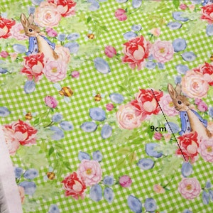 Peter Rabbit Fabric Beatrix Potter Fabric Cartoon Fabric Anime Cotton Fabric By The Half Yard