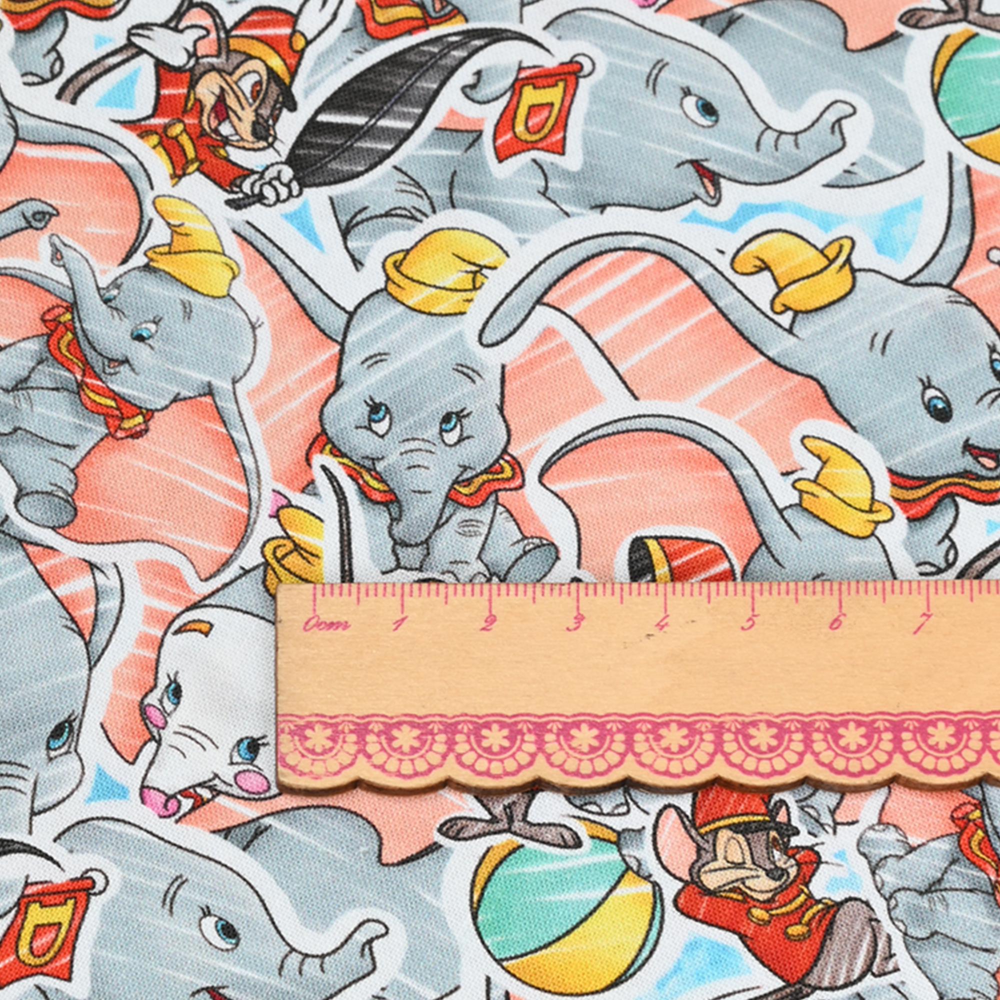 Dumbo Fabric Cartoon Fabric Cotton Fabric by the Half Yard - Etsy