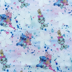 Tessuto a punto blu Tessuto Koala Tessuto cartone animato Tessuto di cotone Anime a mezzo metro