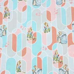 Peter Rabbit Fabric Beatrix Potter Fabric Cartoon Fabric Anime Cotton Fabric By The Half Yard