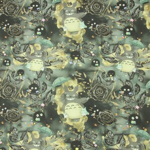 Japanese Animation Fabric Cartoon Fabric Anime Cotton Fabric By The Half Yard
