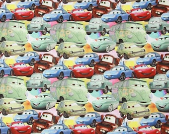 Cars Fabric Cartoon Disney Fabric Cartoon Cotton Fabric By The Half Yard