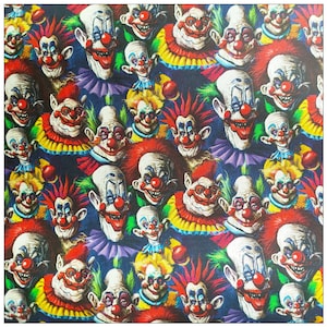 Iconic Horror Villains Character Themed Fabric Cartoon Fabric Anime Cotton Fabric By The Half Yard