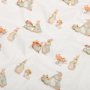 Peter Rabbit Fabric Beatrix Potter Fabric Cartoon Fabric Anime Cotton Fabric By The Half Yard