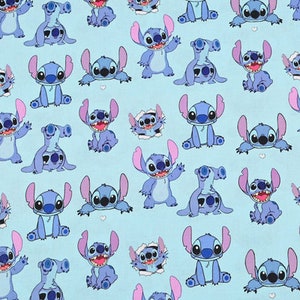 Steekstof Blauwe Koala Stof Cartoon Stof Anime Katoenen Stof Per Halve Yard