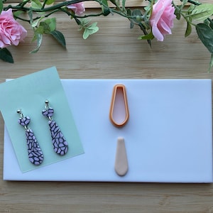 Ausstechformen Polymer Ton Polymer Clay Ohrringe Cutter Ausstecher Bio | DIY Ohrringe Werkzeug Ton Zubehör Handmade Schmuck Werkzeuge Cookie Cutters