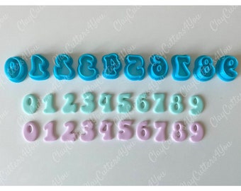 Numbers Clay Cutters Polymer Clay Cutters Set of 10 Mini Numbers Clay Cutter Cutters for Clay Cookie Cutters Fondant Cutters