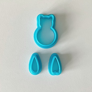 Cat Polymer Clay Cutter Kitten Polymer Clay Cutter Cat with Tails Clay Cutter set Cat Fondant Cutter Cat Shape Clay Cutter Kitty Clay Cutter