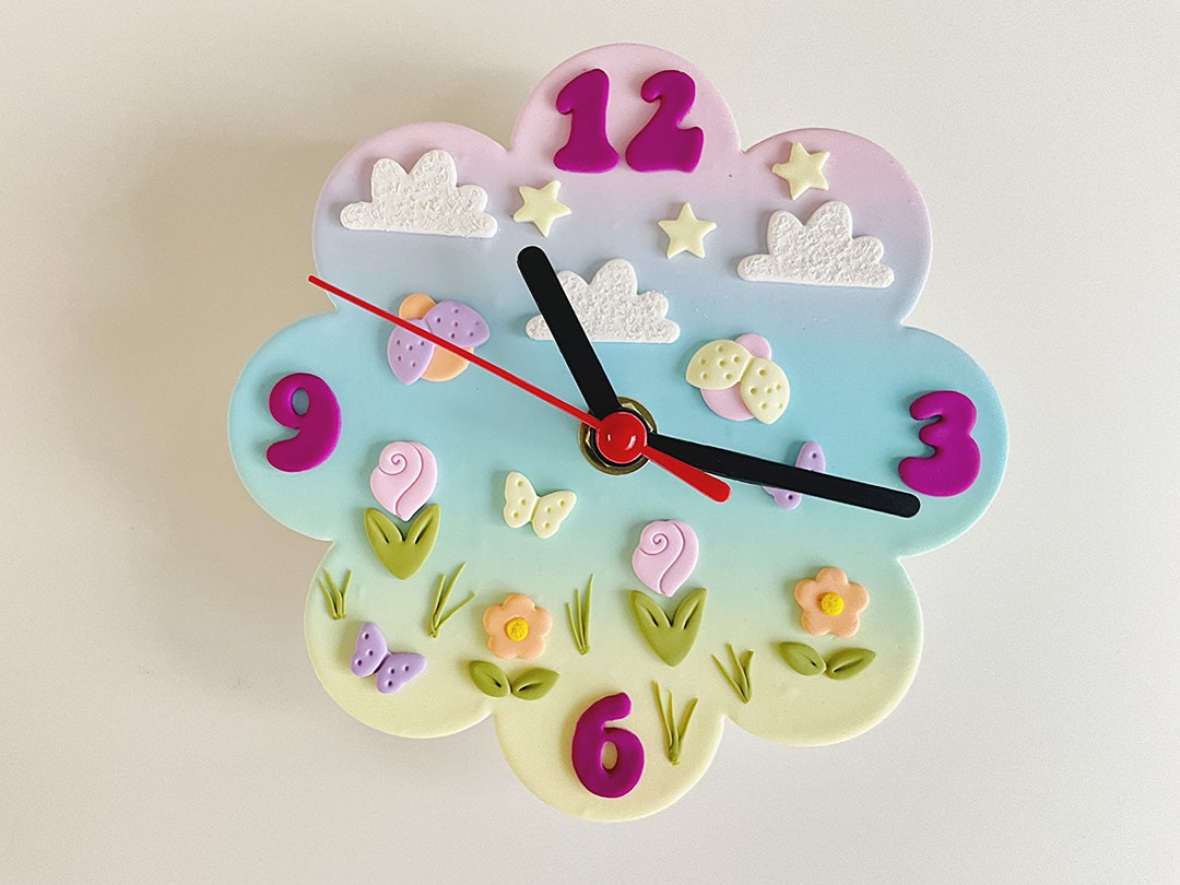 Polymer Clay Cutter Flower Table Clock Clay Cutter Make Your Own Small ...