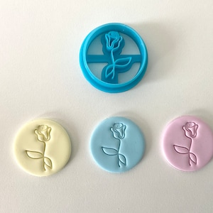 Polymer Clay Cutter Abstract Embossing Clay Cutter Line Art Polymer Clay Cutter Boho Style Clay Cutter DIY Clay Earrings Tool Rose Embossing