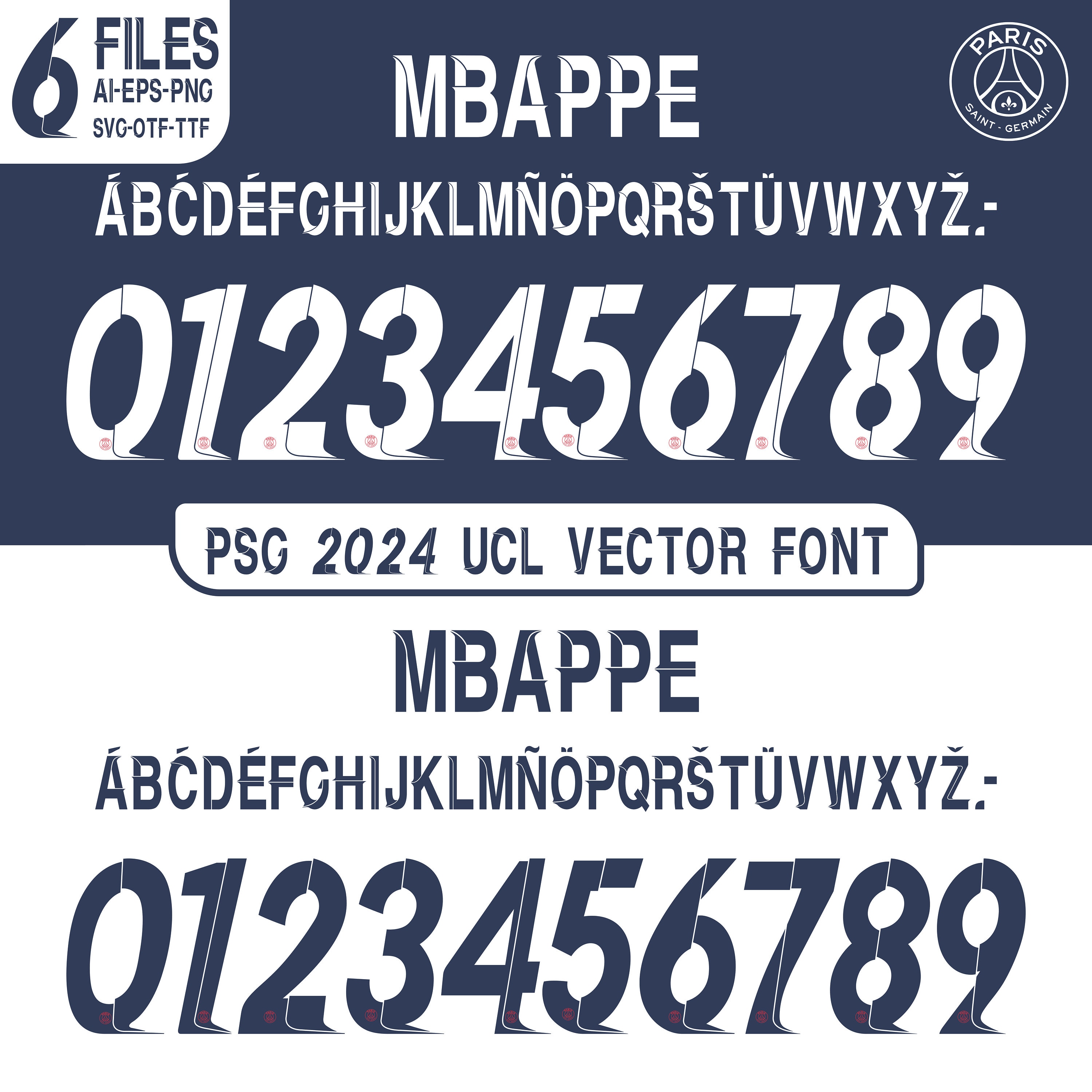 Font Vector France 20222023 Font SVG, AI, Eps, Pdf, TTF Cutting Kit