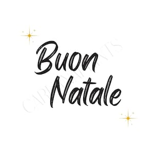 Buon Natale SVG | Buon Natale digital download | Merry Christmas SVG