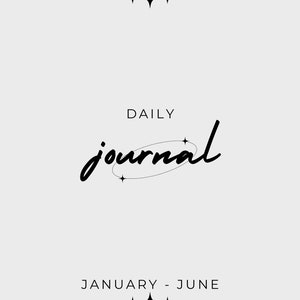 January - June Daily Moon Journal