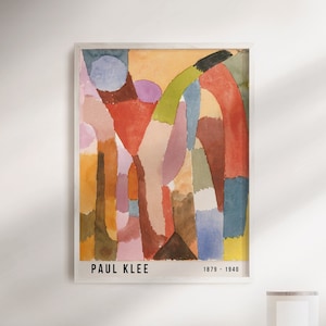 Paul Klee Print, Printable Wall Art, Paul Klee Exhibition Poster, Paul Klee Print, Download Digital Download, Fine Art Print