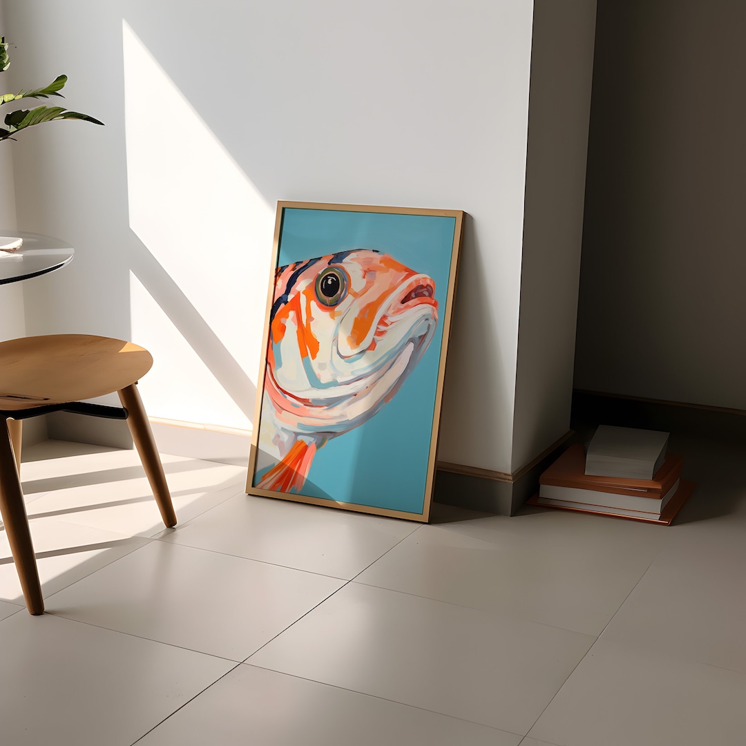 Kitchen Fish Poster Fish Poster - Restaurant Decor - Printable Wall Art - Digital Download ...
