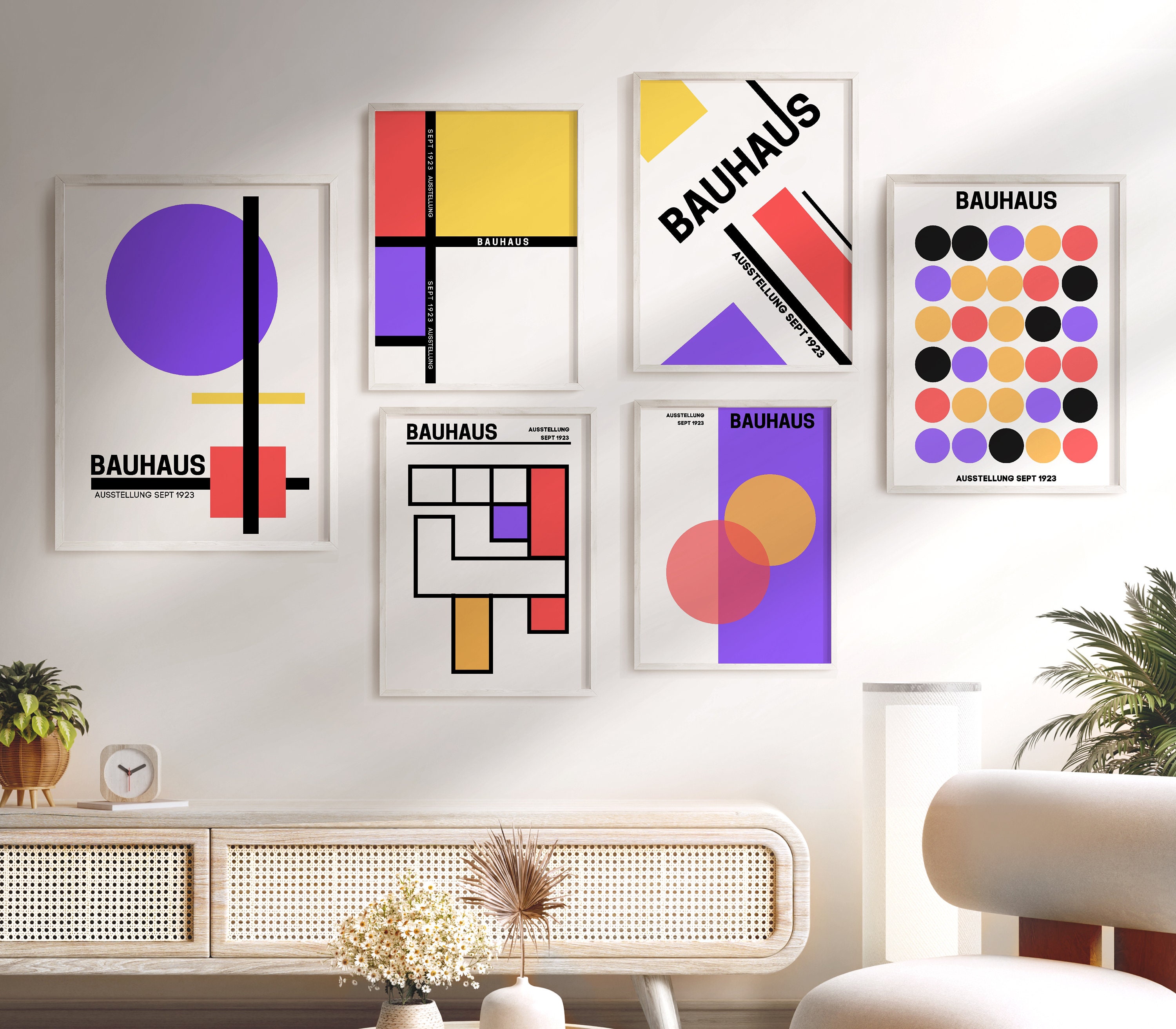 Set of 84 Bauhaus Mega Printable Exhibition Poster Bundle Etsy UK