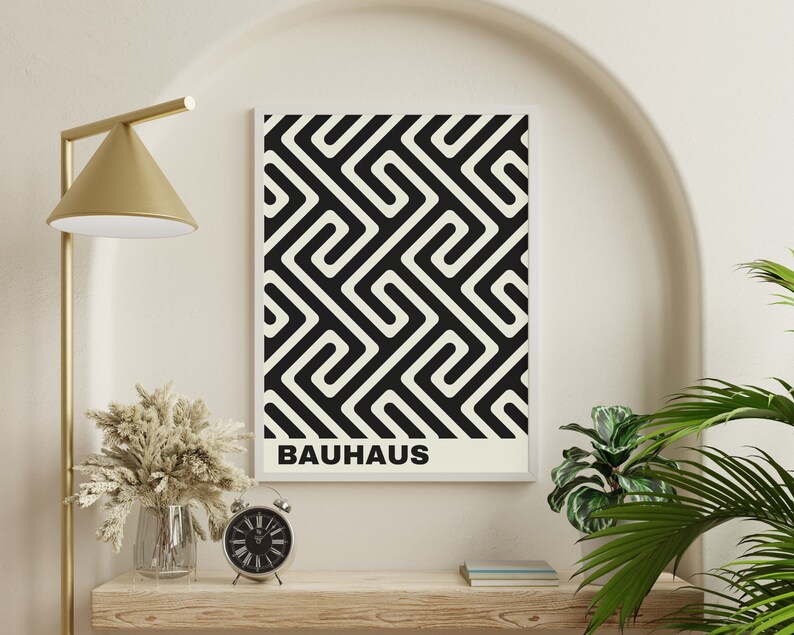 Bauhaus Printable Exhibition Posters Set of 6, Bauhaus Print, Bauhaus ...