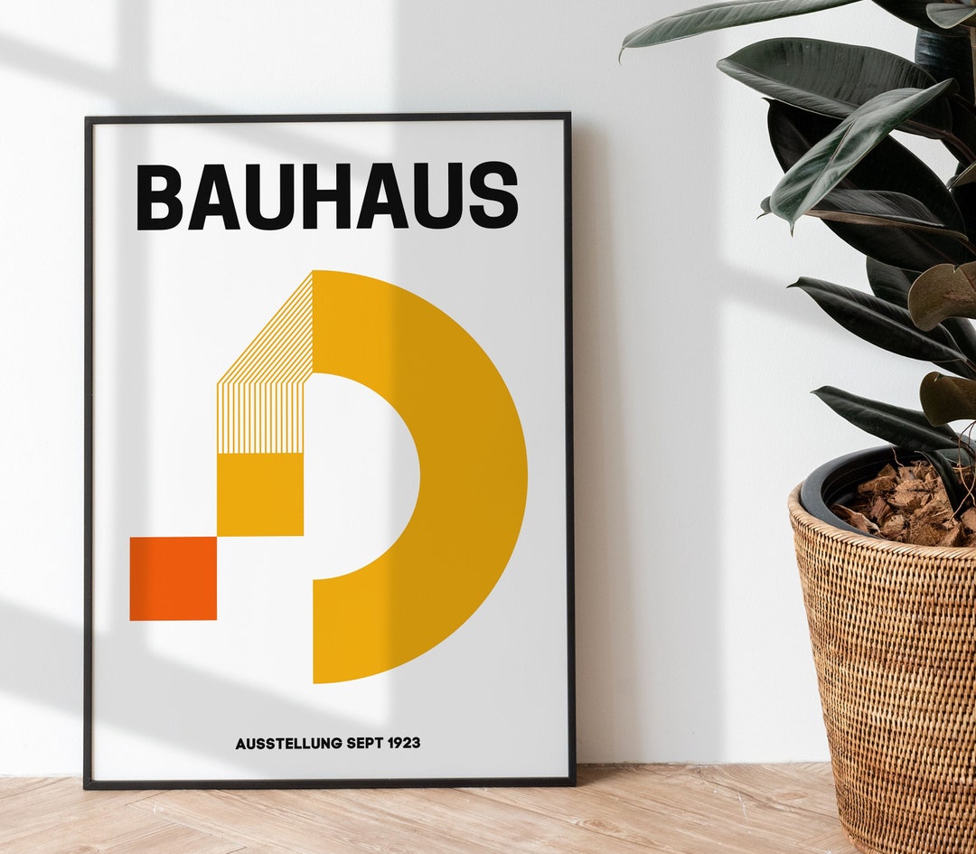 Bauhaus Printable Poster - Geometric Art - Abstract Art - Digital ...