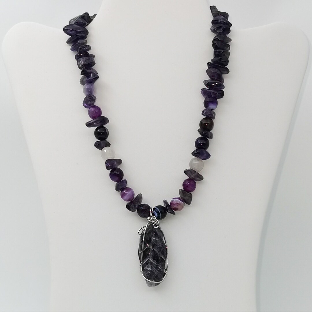 Semiprecious Gemstone Jewelry Handmade Semi Precious Gemstone Etsy Israel