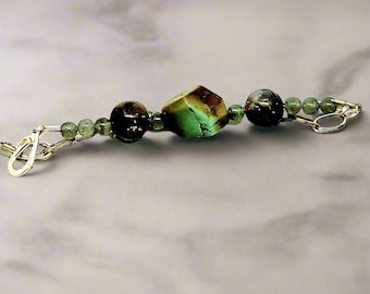 Natural Moss Agate Bracelet