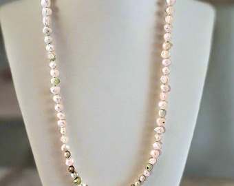 Luxury Pearl Necklace Natural Freshwater PearlNecklace For Women Elegant Bridal Gift For Her