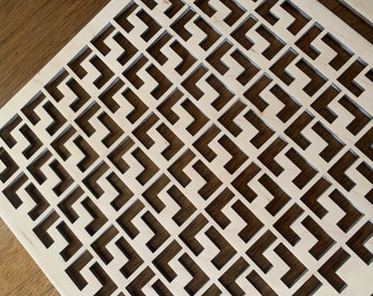 Cubierta de ventilación - Retorno de aire - Paneles de ventilación decorativos - Estilo 3