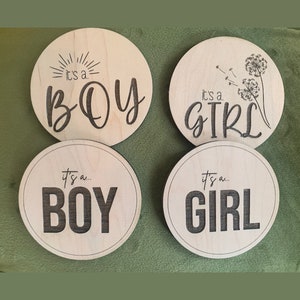 Faire-part de naissance, Cartes d'étape, Nouveau bébé, Cadeau pour bébé, C'est un garçon, C'est une fille