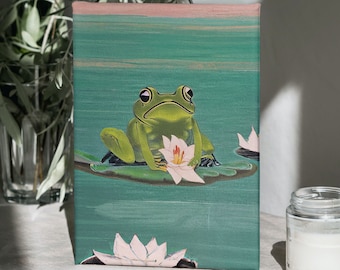 Japanischer Frosch im Ukiyo-e-Stil: Druckbarer digitaler Download, Digitaldruck für Wohndekor, Frosch im Ukiyo-e-Stil, digitale Wandkunst, Geschenk