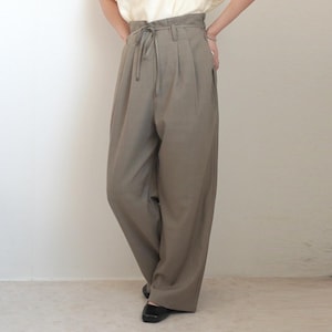 High-Waisted Pleated Wide Leg Pants