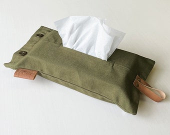 Tissue Box Cover (In canvas imported from Japan)