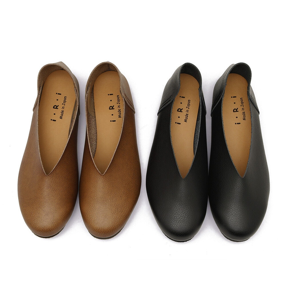 V Shape Leather Look Casual Flat Shoes (made in Japan) - Etsy
