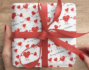 Herzen-Geschenkpapier für @lle Liebespaare * Valentinstag * Lass Herzen sprechen * freie Texte möglich * Freunden Freude schenken