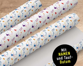 Baptism * First Communion * Individual wrapping paper from XS to XXL GIANT BOW up to 5 meters (!) * Name (+Date) * Communion * Confirmation