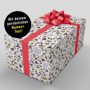 Per gli amici * Carta da regalo individuale * Compleanno con nome + testo a scelta * Per confezioni regalo speciali * Sogno di prugne