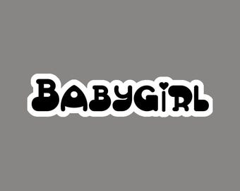 Babygirl Temporary Tattoo, Naughty Tattoo