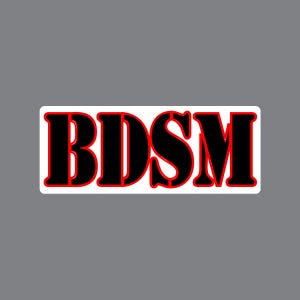 BDSM Kinky temporäres Tattoo in Farbe. Erforsche deine kinky Seite!