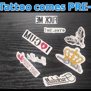 Arrow Temporary Pubic Tattoo: Erotic Body Art Decoration image 5