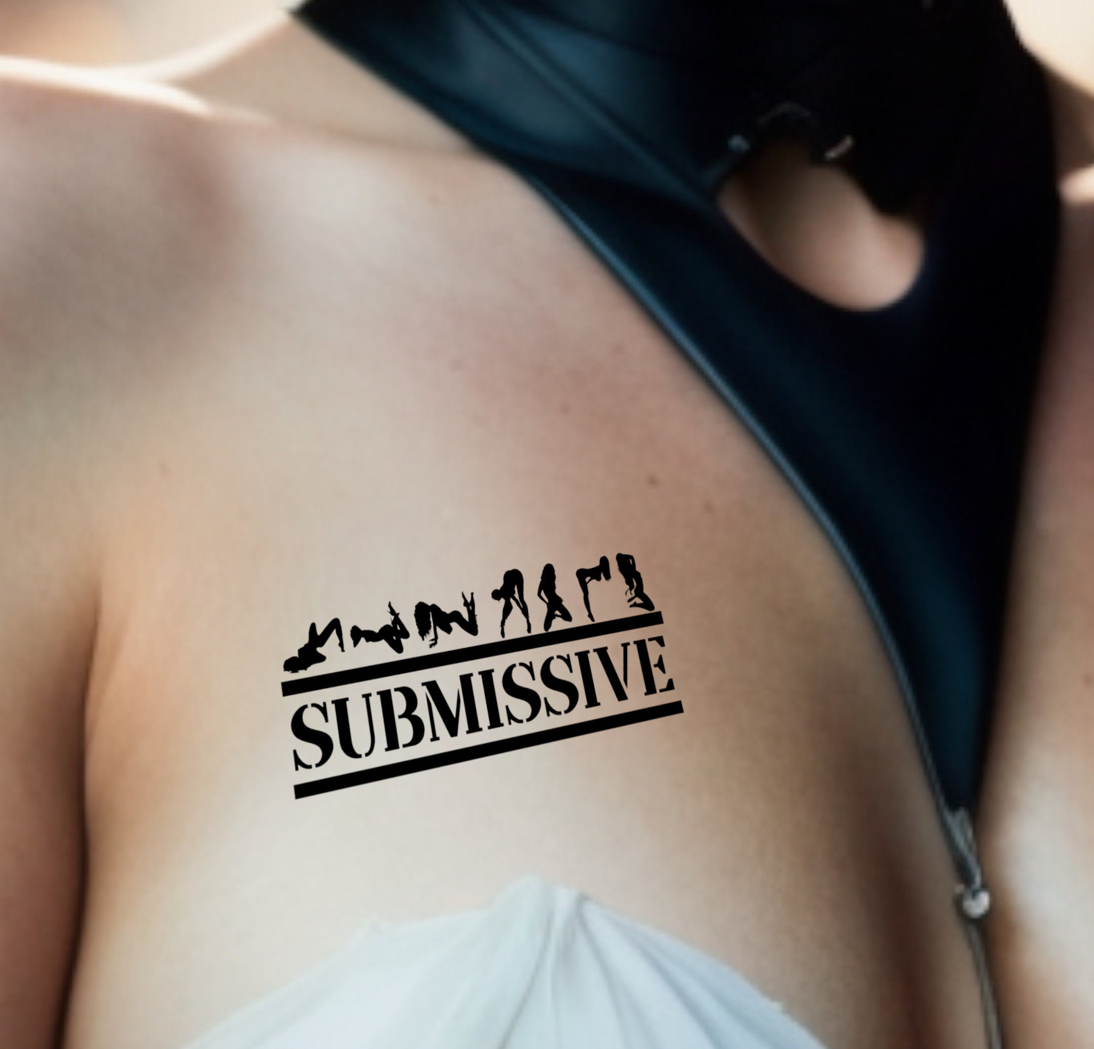 BDSM体位で服従する、黒のホットでセクシーな一時的なタトゥー。大切な瞬間に身につけて。人生におけるあなたの本質を思い出させてくれるもの！ -  Etsy 日本, image size:2200x2110