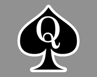 Pik Dame Tattoo: Klassisches Symbol in Schwarz
