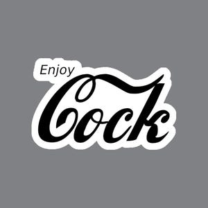 Genießen Sie Hahn sexy frech lustiges temporäres Tattoo in schwarz. Stelle deine lustige Seite zur Schau und lass die Welt wissen, dass es dir nur ums Vergnügen geht!