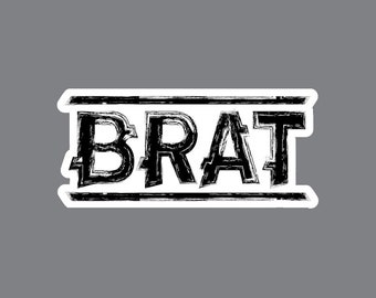 BRAT Temporary Tattoo – Kinky Submissive Fun