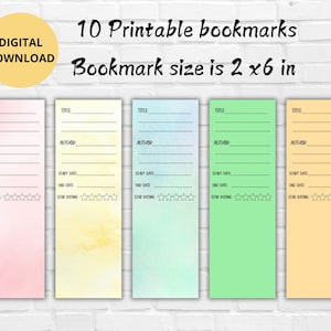 Book Review Bookmark Template-Digital Bookmark-Printable Book Review-Reading log-Gift for Book Lover-Book Club Ideas-Bookish-Coloring page