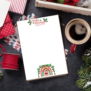 Santa Claus Printable Christmas Stationery-happy Holiday Stationary Letter Writing A5/A4/US ...